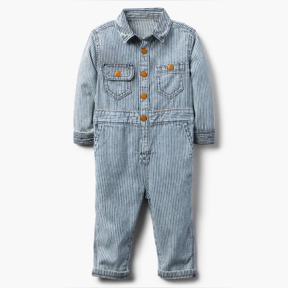 Gymboree Jean Pinstripe Jumpsuit